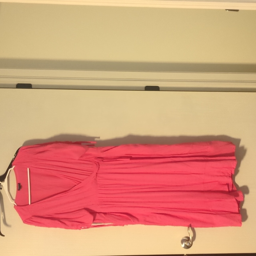 Torrid pink short sleeve dress